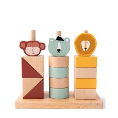 trixie Holz Stapel-Spiel mit Tieren Деревянная игра с животными
