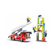 Sluban Klemmbausteine Drehleiter Trainingsset (343 Teile) Тренировочный набор с поворотной лестницей (343 детали)