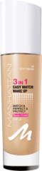 MANHATTAN Cosmetics Make-up 3in1 Easy Match soft beige 34, LSF 20 Тональный крем 30 ml