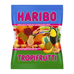 Haribo Tropifrutti Жевательный мармелад в виде тропических фруктов 175г