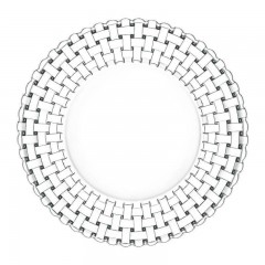 Nachtmann Nachtmann Bossa Nova Teller klein / Salatteller Glas Set 2-tlg. 23 cm Nachtmann Bossa Nova тарелка маленькая / стеклянная тарелка для салата, набор из 2 шт. 23 см