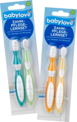 babylove Zahnpflege-Lernset Стоматологический набор для обучения ухода за зубами, с первого зуба, 2 шт