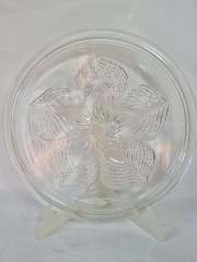 Тарелка винтажная для торта Im Stil Walther Glas, хрусталь, 28,5 x 2,5 см, Германия, 1960-70гг.