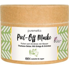 puremetics Thalasso-Detox: Mit Ginkgo &amp; Gruntee Peel-Off Gesichtsmasken  Талассо-детокс: отшелушивающие маски для лица с гинкго и гранти