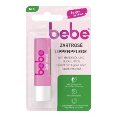 bebe Zartrose Lippenpflege mit Mandelol  Мягкая роза для ухода за губами с миндальным маслом
