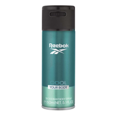 Reebok Men Cool Your Body Deodorant Spray, Рибок Дезодорант-спрей Cool для мужчин, 150 мл 