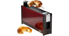 ritter ritter Langschlitz-Toaster volcano 5 rot/schwarz, 950 Watt, fur 2 Scheiben Toast  rot/schwarz Тостер Ritter Volcano 5 с длинными слотами, красный/черный, 950 Вт, на 2 ломтика тостов